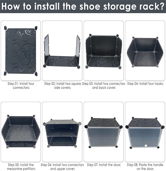plastic shoe rack